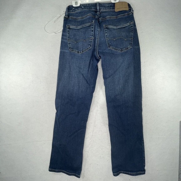 American Eagle Men's Airflex+ Stretch Straight Leg Blue Denim Jeans 28 X 30 - Picture 9 of 11